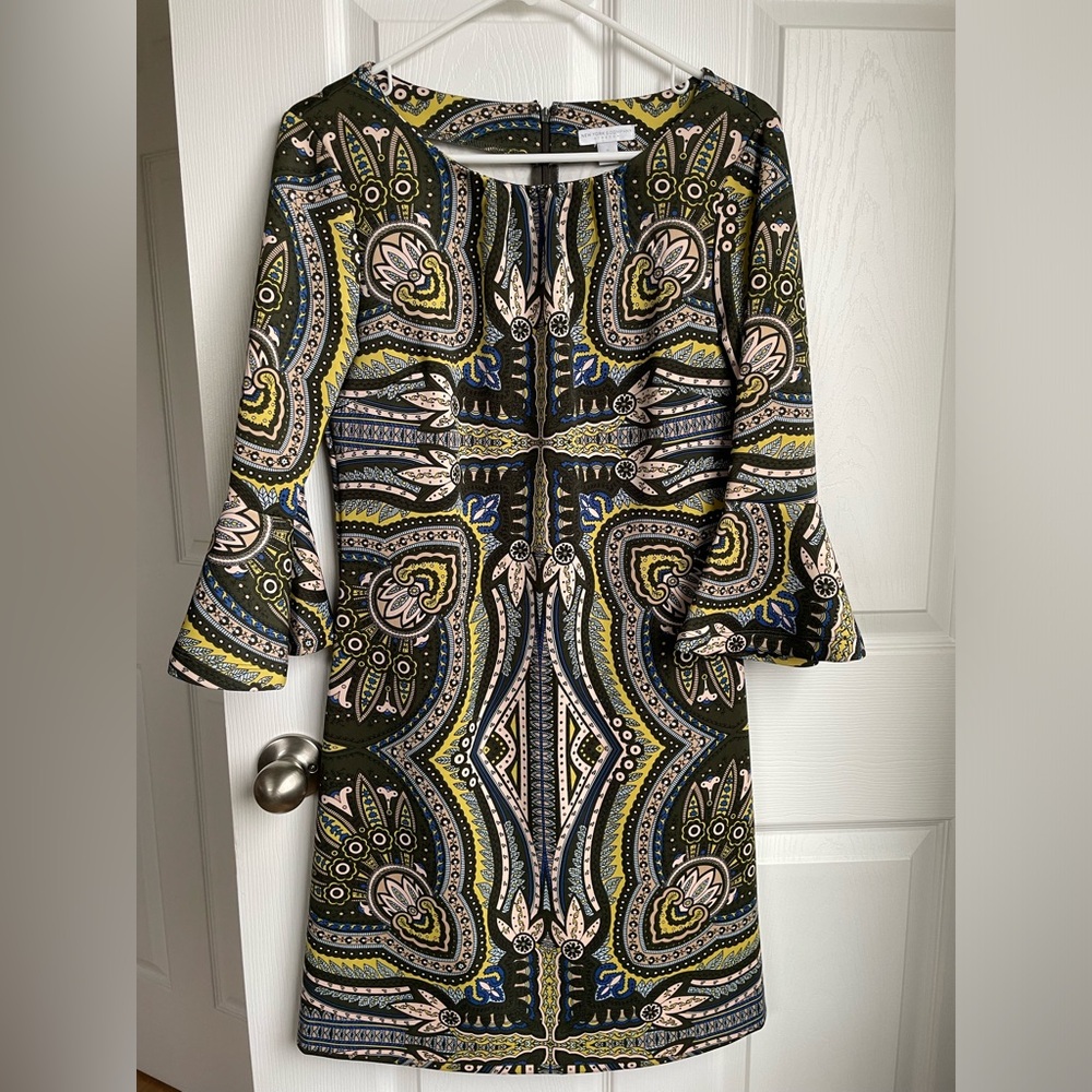 New York & Company Dress 3/4 Long Sleeves